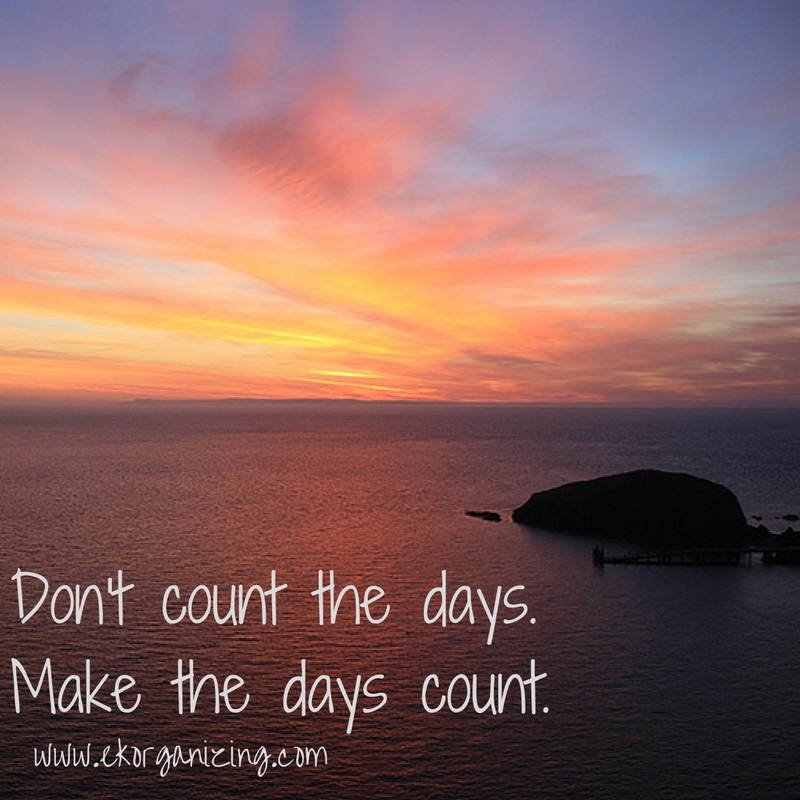 Making Our Days Count