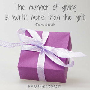 blog clutter free giving